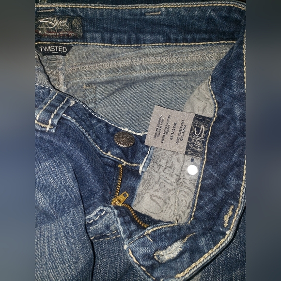 Womens Silver Jeans - Picture 2 of 2